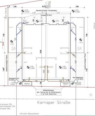 Aufteilung Grundstück