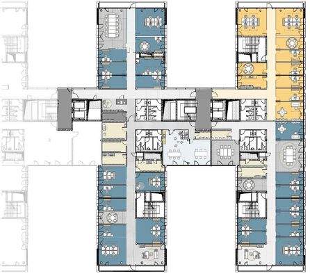 Grundriss Regelgeschoss - Variante 1