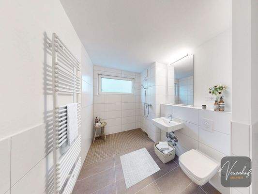 Duschbad mit WM-Anschluss