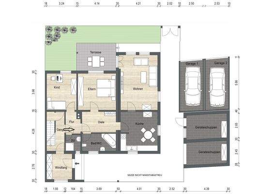 Grundriss Erdgeschoss