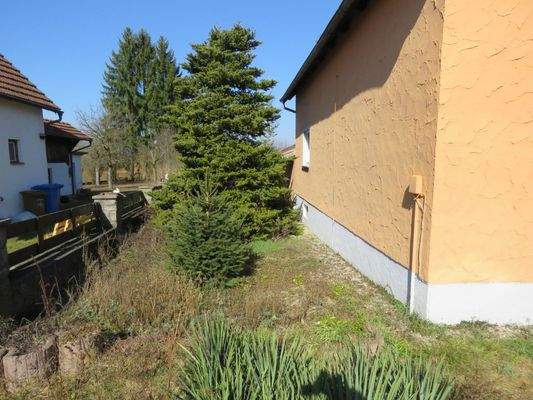 Grundstück Richtung Westen 