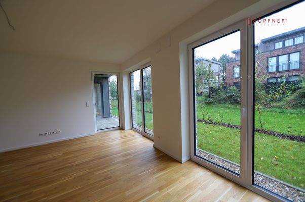 Blick Garten mit Sondernutzungsrecht