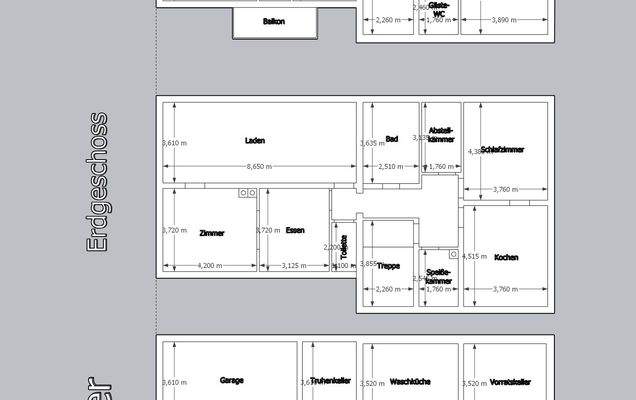 Grundriss, Erdgeschoss/Hochparterre