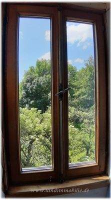 Ausblick aus dem Schlafzimmer