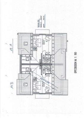 Grundriss Spitzboden