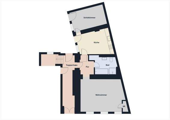 Schematischer Grundriss