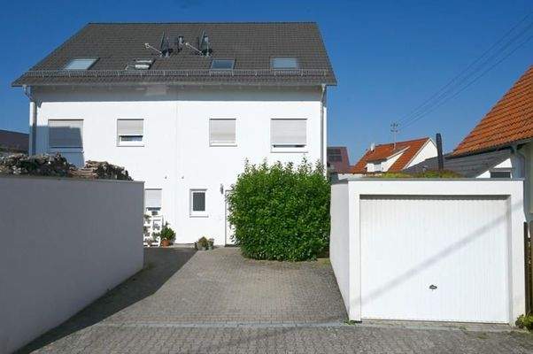 Hausansicht Eingangsbereich