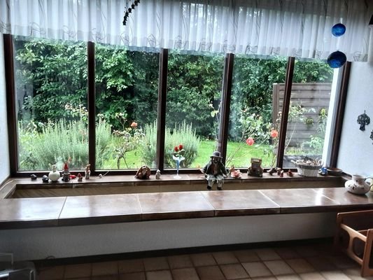 Blumenfenster am Eßbereich