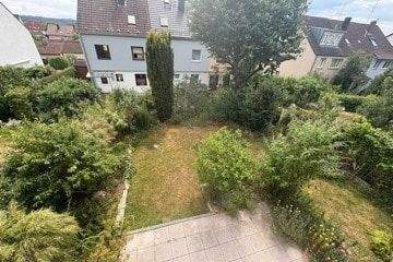 Balkonblick in den Garten