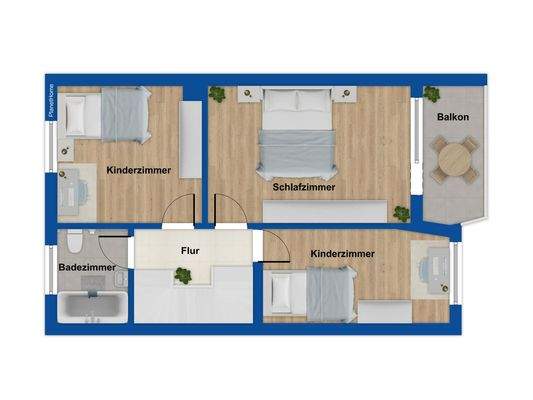 Grundriss - Obergeschoss