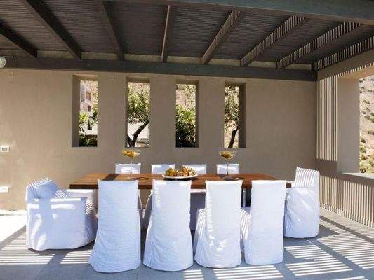 Kreta, Schisma Eloundas: Luxus-Villa mit herrlichem Blick auf Meer, Bucht und Insel zu verkaufen