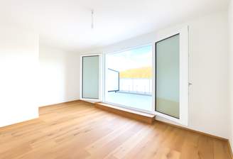 Schlafzimmr 1 mit Zugang Terrasse