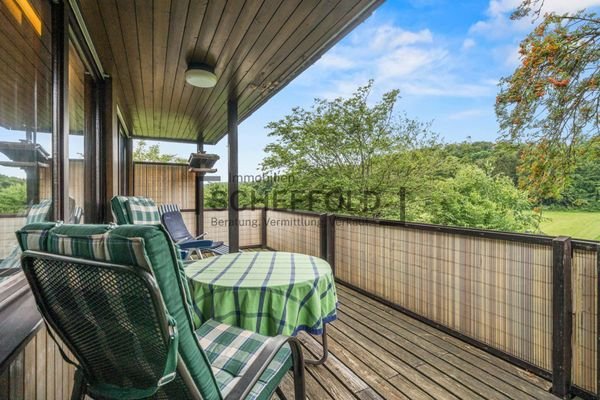 Terrasse/Balkon mit Ausblick