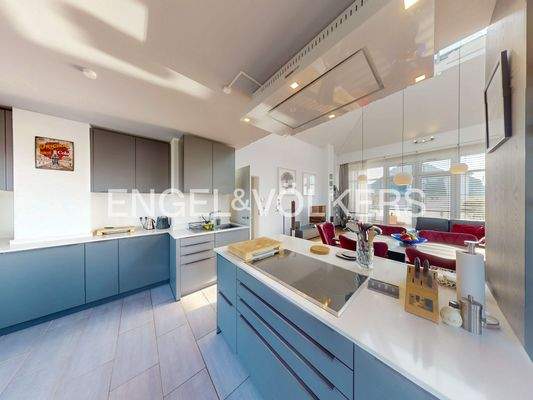 Großzügige Küche...