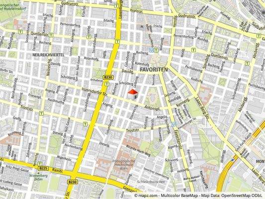 Geolyzer Kartenausschnitt