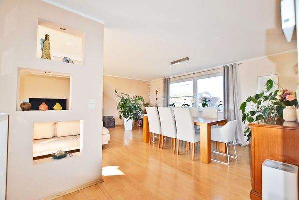 Blick zum Essbereich