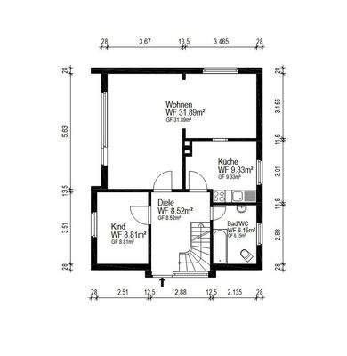 Grundriss Erdgeschoss