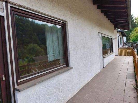 Balkon Wohnzimmer und Schlafzimmer OG