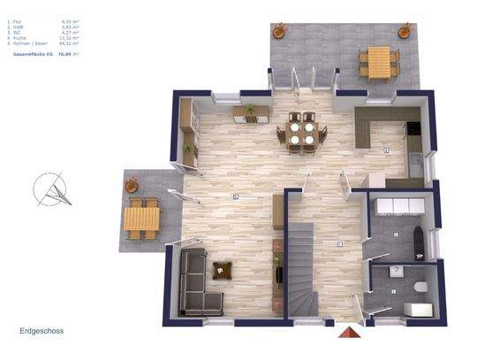 Grundriss Erdgeschoss