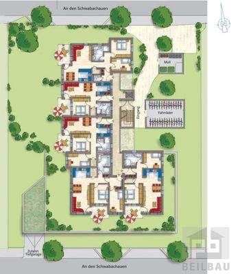 Übersicht Erdgeschoss