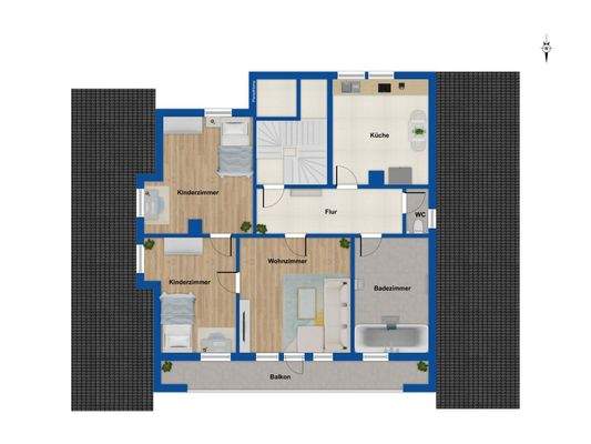 Grundriss Dachgeschoss