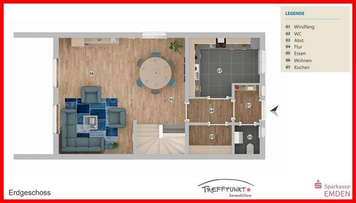 Grundris Erdgeschoss