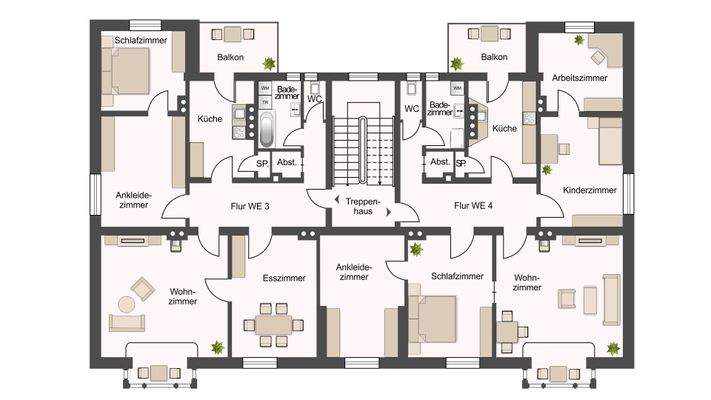 Grundriss 1. Obergeschoss