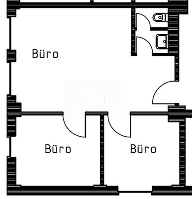 Grundriss H6, E1, 68,81 m²
