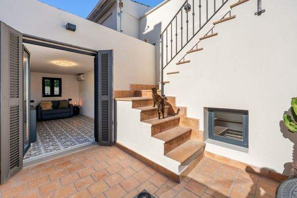 Terrasse vor dem Schlafzimmer