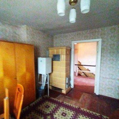 Wohnraum im DG mit Ofen