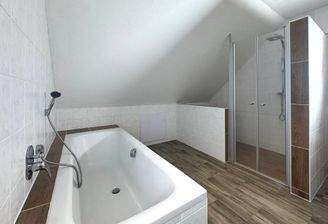 Vollbad im Obergeschoss