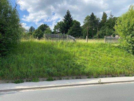 Steilhang öffentlich bis zur Grenze Gartenzaun