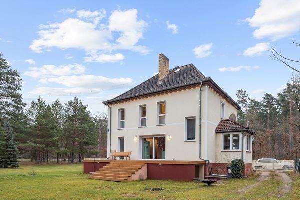 Rückansicht vom Haus