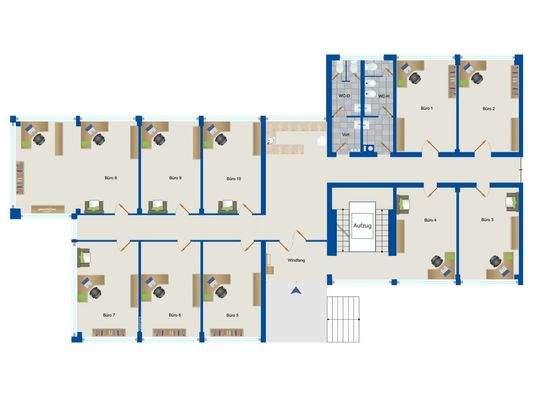 Grundriss 1. Obergeschoss