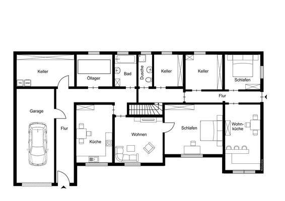 Grundriss Erdgeschoss