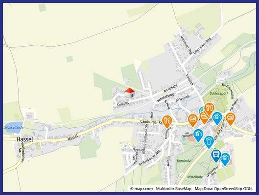 Geolyzer Kartenausschnitt