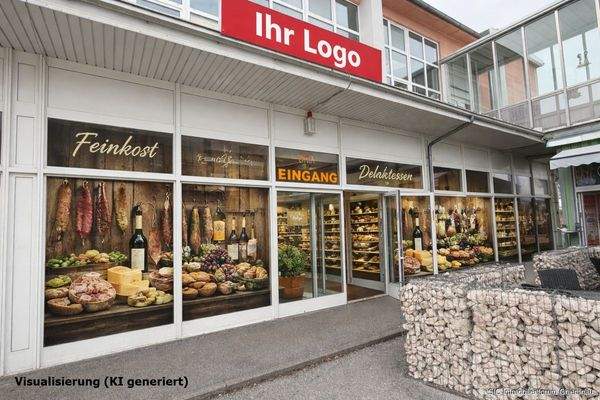 z.B. Lebensmittelgeschäft