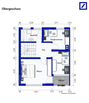Grundriss - Obergeschoss
