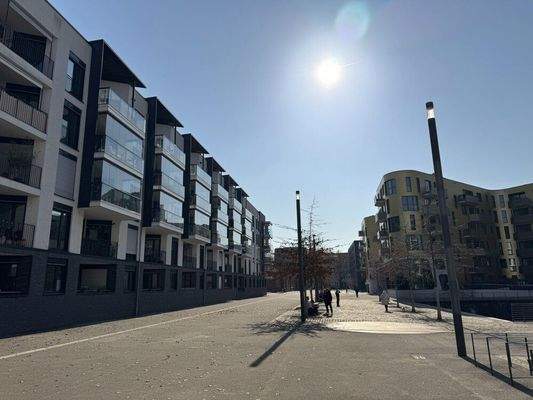 Wohnung zum Hafen hin gelegen