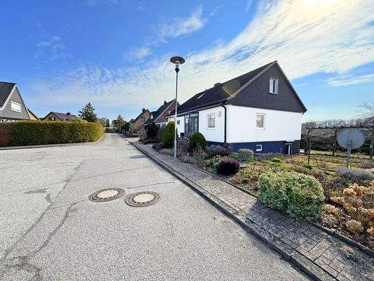 Hausansicht von der Sackgasse