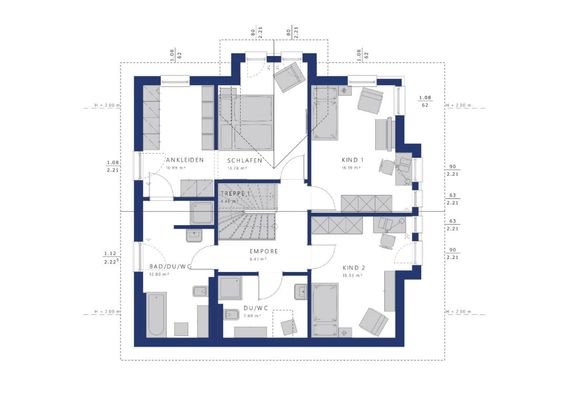 Grundriss Dachgeschoss