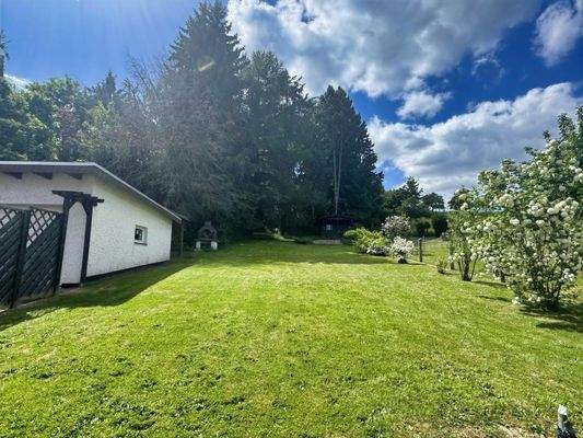 Ausblick in den Garten