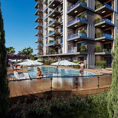 Stylish New Apartments Close to Sea in Mersin Erdemli