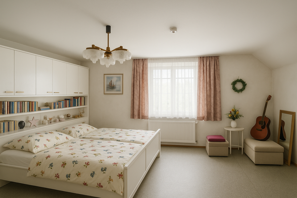 Wohnbeispiel Schlafzimmer 3 KI generiert 