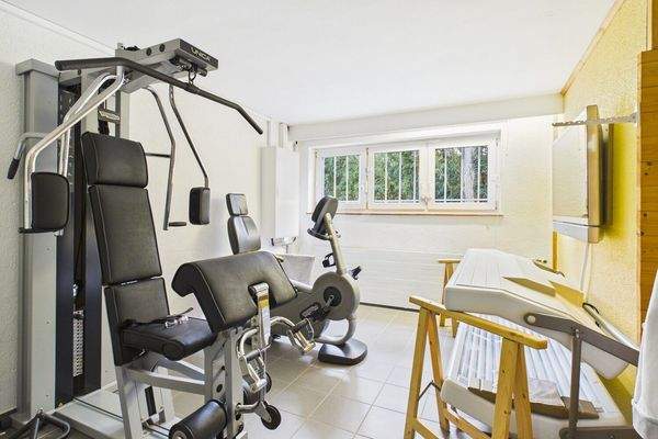 Fitnessraum mit Sauna
