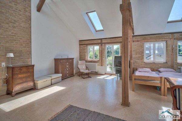 Schlafzimmer mit Balkon