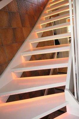 Treppe Orange