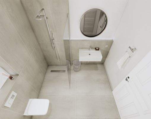 Visualisierung Badzimmer WE 92 Baufeld XIII 