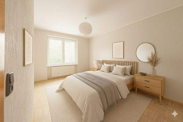 Schlafzimmer - Visualisiert