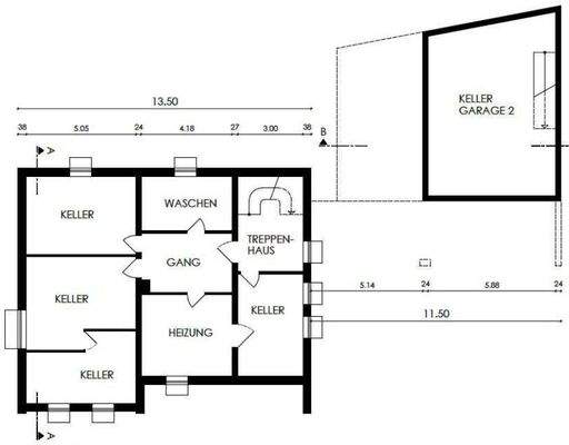 Grundriss Kellergeschoss